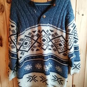Hand knit sweater